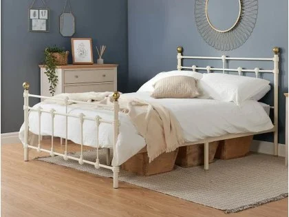 Birlea Atlas Cream Metal Bed Frame Birlea Atlas Cream Metal Bed Frame