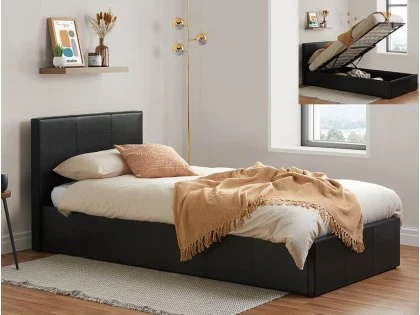 Birlea Berlin Brown Faux Leather Ottoman Bed Frame Birlea Berlin Brown Faux Leather Ottoman Bed Frame