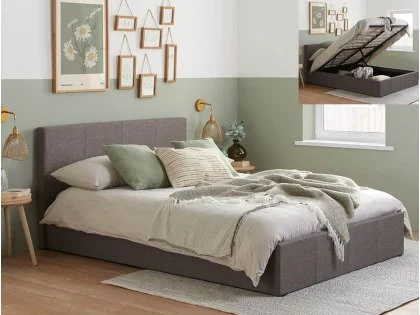 Birlea Berlin Grey Fabric Ottoman Bed Frame Birlea Berlin Grey Fabric Ottoman Bed Frame