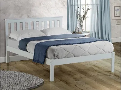 Birlea Denver White Wooden Bed Frame Birlea Denver White Wooden Bed Frame