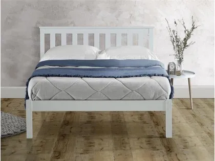 Birlea Denver 5ft King Size White Wooden Bed Frame