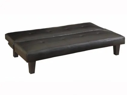 Birlea Franklin Black Faux Leather Sofa Bed