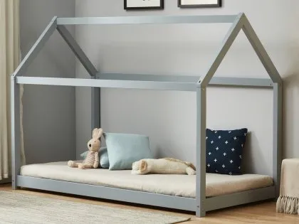 Birlea House Grey Wooden Bed Frame Birlea House Grey Wooden Bed Frame