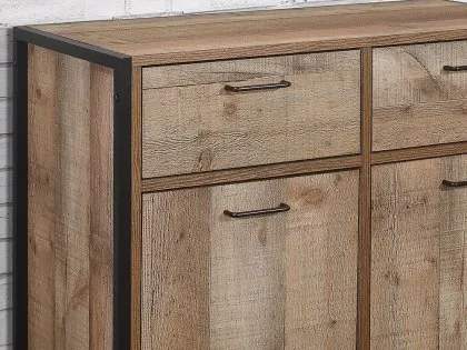 Birlea Urban Rustic 2 Door 2 Drawer Sideboard