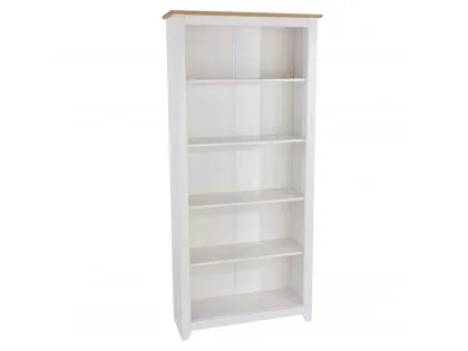 Core Capri White Tall Bookcase Core Capri White Tall Bookcase