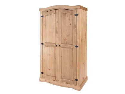 Core Corona 2 Door Pine Wooden Double Wardrobe