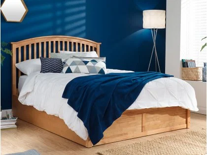 GFW Madrid Oak Wooden Ottoman Bed Frame GFW Madrid Oak Wooden Ottoman Bed Frame