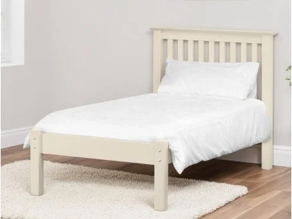 Julian Bowen Barcelona Ivory Wooden Bed Frame (Low Footend) Julian Bowen Barcelona Ivory Wooden Bed Frame (Low Footend)