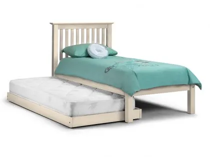 Julian Bowen Barcelona Ivory Wooden Guest Bed Frame