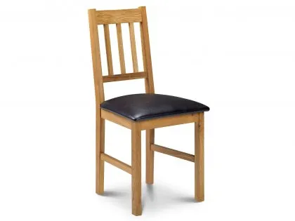Julian Bowen Coxmoor American White Oak Wooden Dining Chair Julian Bowen Coxmoor American White Oak Wooden Dining Chair