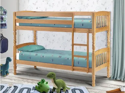 Julian Bowen Lincoln Pine Wooden Bunk Bed Frame Julian Bowen Lincoln Pine Wooden Bunk Bed Frame