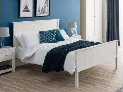 Julian Bowen Maine Surf White Wooden Bed Frame Julian Bowen Maine Surf White Wooden Bed Frame