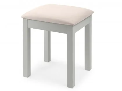 Julian Bowen Maine Dove Grey Wooden Dressing Table Stool Julian Bowen Maine Dove Grey Wooden Dressing Table Stool