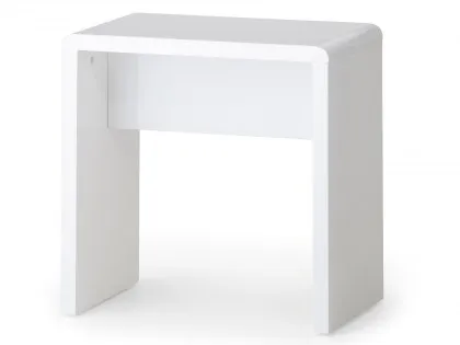 Julian Bowen Manhattan White Dressing Table Stool Julian Bowen Manhattan White Dressing Table Stool