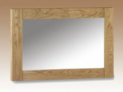 Julian Bowen Marlborough Oak Wooden Wall Mirror Julian Bowen Marlborough Oak Wooden Wall Mirror