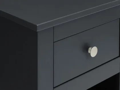 Julian Bowen Radley Anthracite 1 Drawer Bedside Table