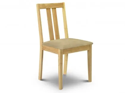 Julian Bowen Rufford Hardwood Wooden Dining Chair Julian Bowen Rufford Hardwood Wooden Dining Chair