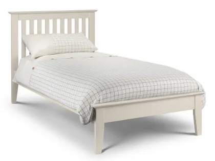 Julian Bowen Salerno 3ft Single Ivory Wooden Bed Frame