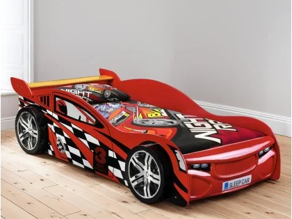 Julian Bowen Scorpion Red Racing Car Bed Frame Julian Bowen Scorpion Red Racing Car Bed Frame