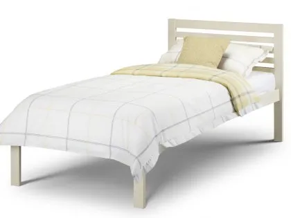 Julian Bowen Slocum 3ft Single White Wooden Bed Frame