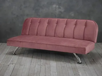 LPD Brighton Pink Fabric Sofa Bed LPD Brighton Pink Fabric Sofa Bed