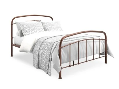 LPD Halston 4ft6 Double Copper Metal Bed Frame