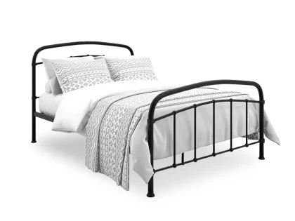 LPD Halston 5ft King Size Black Metal Bed Frame