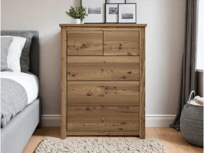 LPD Havana 3+2 Pine Wooden Chest of Drawers LPD Havana 3+2 Pine Wooden Chest of Drawers