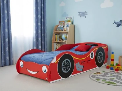 Kidsaw Racing Car Red Junior Bed Frame Kidsaw Racing Car Red Junior Bed Frame