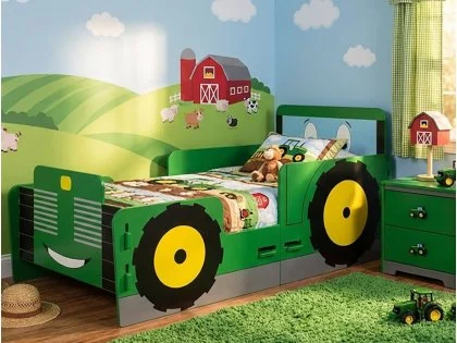 Kidsaw Green Tractor Junior Bed Frame Kidsaw Green Tractor Junior Bed Frame