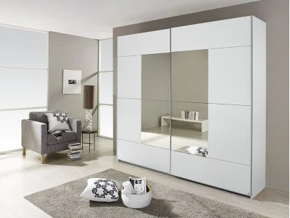 Rauch Kira Sliding Door Mirrored Large Double Wardrobe Rauch Kira Sliding Door Mirrored Large Double Wardrobe
