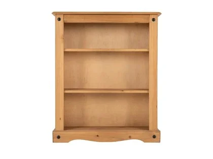 Seconique Corona Pine Low Wooden Bookcase