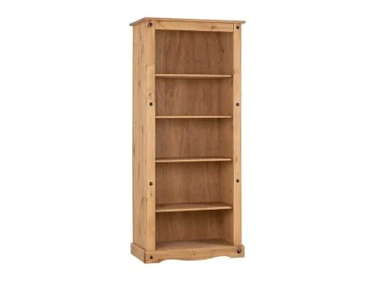Seconique Corona Pine Tall Wooden Bookcase Seconique Corona Pine Tall Wooden Bookcase