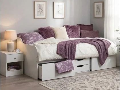 Seconique Dante White Cabin Bed Frame Seconique Dante White Cabin Bed Frame