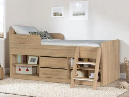 Seconique Felix Sonoma Oak Cabin Bed Frame Seconique Felix Sonoma Oak Cabin Bed Frame
