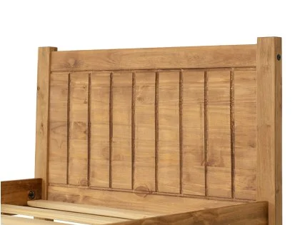 Seconique Maya 3ft Single Distressed Wax Pine Wooden Bed Frame