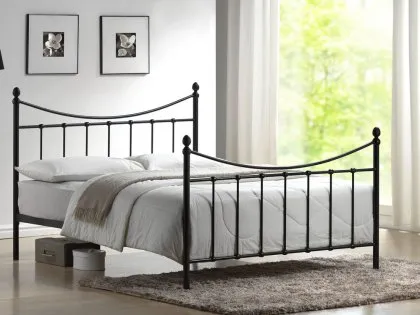 Time Living Alderley Black Metal Bed Frame Time Living Alderley Black Metal Bed Frame