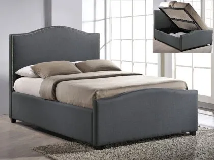 Time Living Brunswick Grey Fabric Ottoman Bed Frame Time Living Brunswick Grey Fabric Ottoman Bed Frame