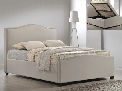Time Living Brunswick Sand Fabric Ottoman Bed Frame Time Living Brunswick Sand Fabric Ottoman Bed Frame