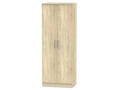 Welcome Contrast Tall 2 Door Double Wardrobe (Assembled) Welcome Contrast Tall 2 Door Double Wardrobe (Assembled)