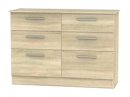 Welcome Contrast 6 Drawer Midi Chest of Drawers (Assembled) Welcome Contrast 6 Drawer Midi Chest of Drawers (Assembled)