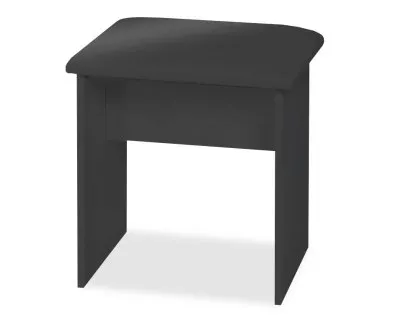 Welcome Knightsbridge Black Dressing Table Stool (Assembled) Welcome Knightsbridge Black Dressing Table Stool (Assembled)
