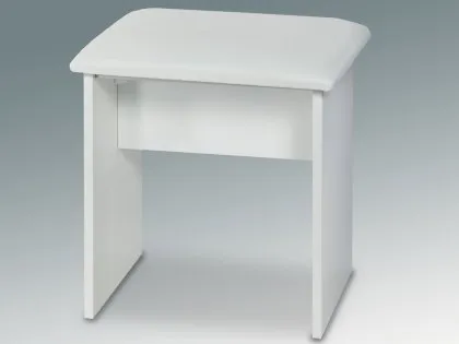 Welcome Knightsbridge White Dressing Table Stool (Assembled) Welcome Knightsbridge White Dressing Table Stool (Assembled)