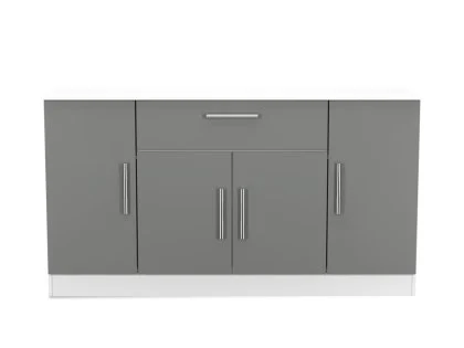 Welcome Contrast 4 Door 1 Drawer Sideboard (Assembled)