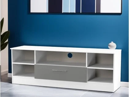 Welcome Contrast Open Wide TV Cabinet (Assembled) Welcome Contrast Open Wide TV Cabinet (Assembled)