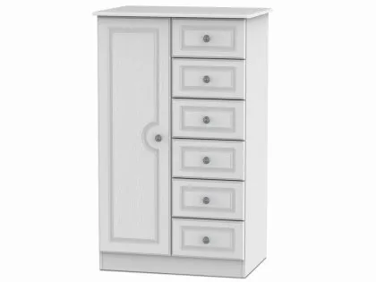Welcome Pembroke White Ash Childrens Small Wardrobe (Assembled) Welcome Pembroke White Ash Childrens Small Wardrobe (Assembled)