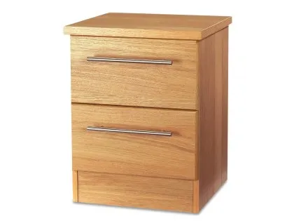 Welcome Sherwood 2 Drawer Small Bedside Table (Assembled) Welcome Sherwood 2 Drawer Small Bedside Table (Assembled)