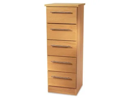 Welcome Sherwood 5 Drawer Tall Narrow Chest of Drawers (Assembled) Welcome Sherwood 5 Drawer Tall Narrow Chest of Drawers (Assembled)