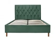 Birlea Furniture & Beds Birlea Loxley 4ft6 Double Green Fabric Bed Frame