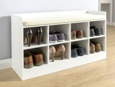 GFW GFW Kempton White 2 Tier Shoe Bench